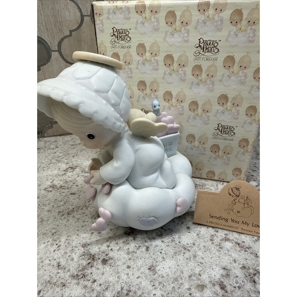 Precious Moments Sending You My Love 1987 Figurine (With Original Box) 109967